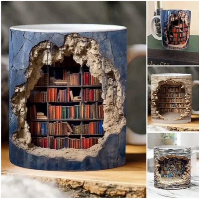 3D Book Mug