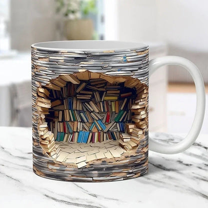 3D Book Mug