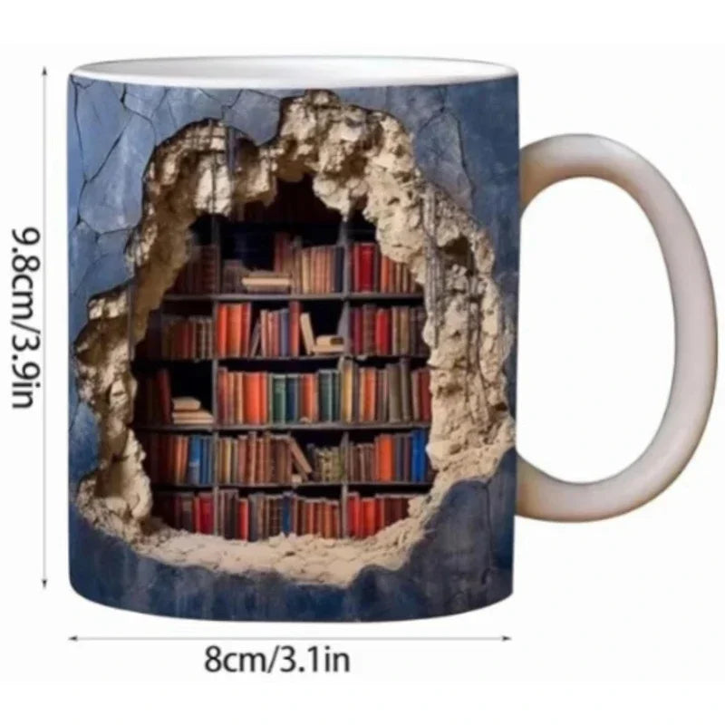 3D Book Mug