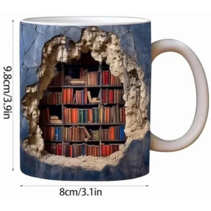 3D Book Mug