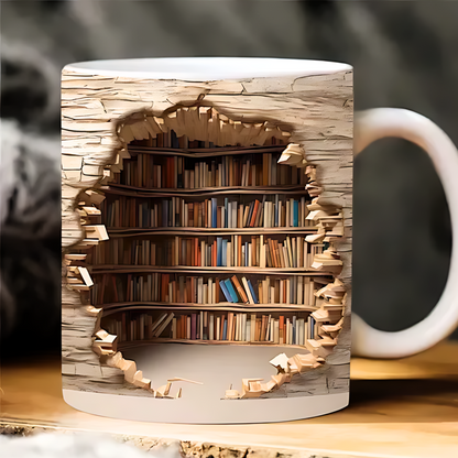 3D Book Mug