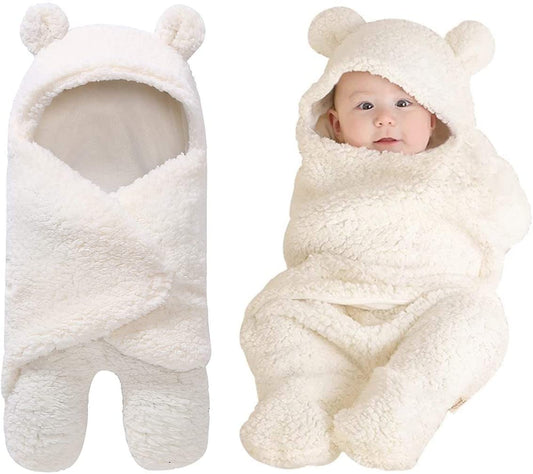 Baby Hooded Swaddle Blanket